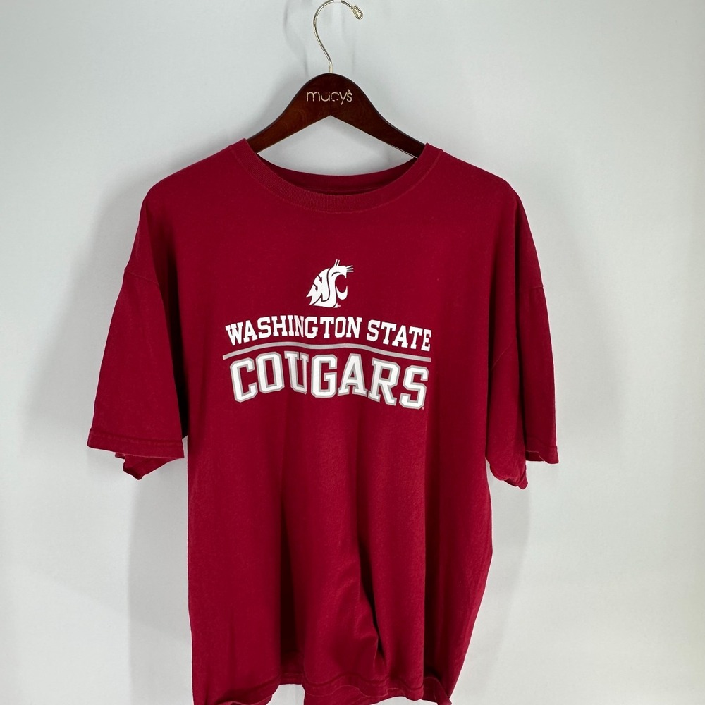 Washington State Cougars Football Gildan Crew Neck Pullover Shirt Red Size‎ XL